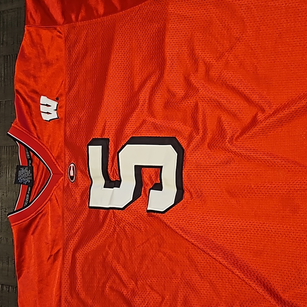 NCAA University of Wisconsin football jersey